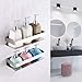 KES Bathroom Shelf No Drill Stainless Steel Bath Shower Shelf Basket Caddy RUSTPROOF Square Modern Style Wall Mounted Brushed Finish 2 PCS, BSC205S30ADG-2-P2