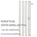 [12 Packs - 1/2 by 10 Inch Long Fiberglass Tiki Torch Wicks] - eLander Replacement Wicks, Perfect for Outdoor TIKI Torch, Wine Bottle Torches
