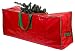 Christmas Tree Storage Bag - Stores a 7.5 Foot Disassembled Artificial Xmas Holiday Tree. Durable Waterproof Material to Protect Against Dust, Insects, and Moisture. Zippered Bag with Carry Handles.