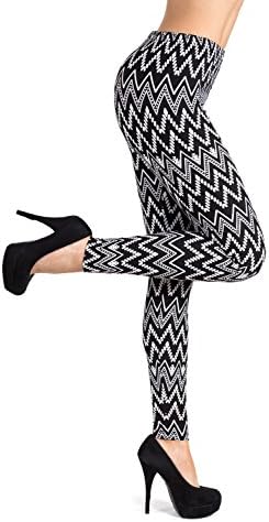 Printed Leggings Full Length Patterned with Designs