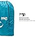 HOMEST 2 Pack XL Wash Me Travel Laundry Bag, Dirty Clothes Organizer, Large Enough to Hold 4 Loads of Laundry, Easy Fit a Laundry Hamper or Basket