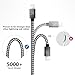 iPhone Charger [Apple MFi Certified] Coolreall 3.3 Feet Lightning to USB Cable Nylon Braided Sync and Charging Apple Lightning Cable for iPhone 7 Plus 6 6S SE 5S 5C 5, iPad Air, iPad Mini 2 3 4, Black