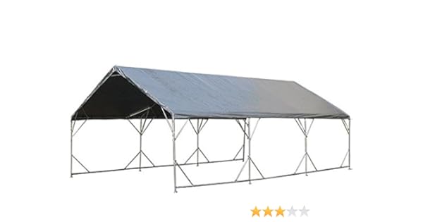 Garden Structures Shade White Canopy Tarp 12 Mil Heavy Duty 6oz