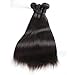 Bestsojoy 8A Brazilian Virgin Hair Straight 3 Bundles Brazilian Human Hair Extensions 100% Unprocessed Human Hair Weave Natural Color