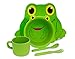 Culina kIds Bamboo 5- piece Dinner Set - Frog