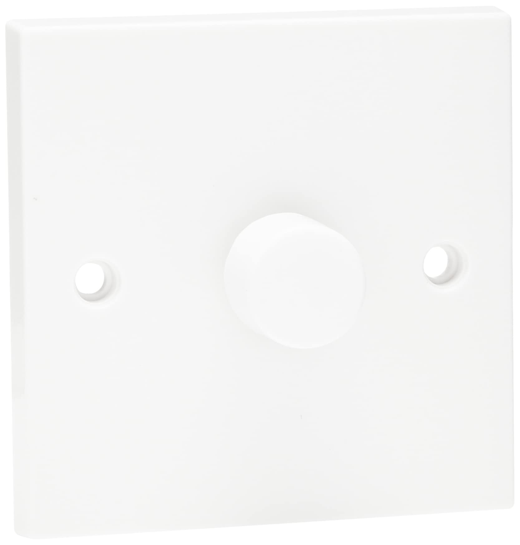 STATUS Single Dimmer Light Switch, 250W White Plastic 1 Gang 1 Way Dimmer Light Switch, S250WDS5