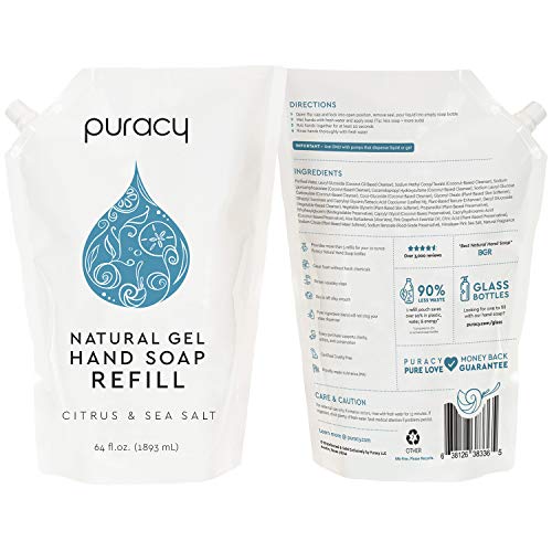 Puracy Organic Hand Soap Refill, For the Professional Hand Washers We