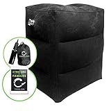 Inflatable Travel Pillow For Kids- Airplane Footrest Leg Pillow With Accessories
