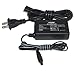 HQRP AC Power Adapter/Charger Compatible with Canon VIXIA HF R100, VIXIA HF R11, ZR800, ZR830, Legria HF-R16 HF-R17 HF-R18 HF-R106 Camcorder Plus Euro Plug Adapter