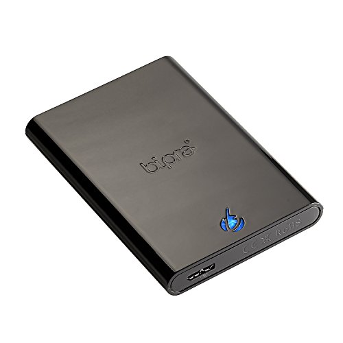 Bipra S3 2.5 inch USB 3.0 FAT32 Portable External Hard Drive - Black (250GB)