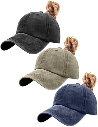 5 Pack Washed Plain Baseball Cap Distressed Dad Hat Unisex Golf Hat Adjustable 5 Pieces Vintage Washed Plain Baseball Cap Distressed Dad  main image 3