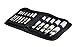 Gunpla Heavy-Duty 12-Piece Round Steel Hollow Punch Set with Zipper Pouch for Leathercraft Working