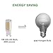 G9 LED Bulb, MEILI 40 Watt Equivalent 6000K Daylight White G9 Base Light Bulb, 400 Lumens, Non-Dimmable, 5-Pack