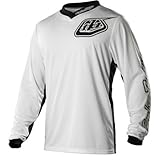 Troy Lee Designs GP White-Out Men's Motocross/Dirt Bike Motorcycle Jersey - White