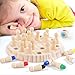 Memory Chess Toy, Children's Educational Wooden Memory Match Stick Game Kid Intelligence IQ Brain Teaser Game Brain Parent-Child Development of Intellectual Leisure Toys