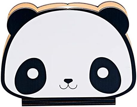 Panda LED Nightlight,NIUJNE USB Rechargeable dable Wooden Book Shape Desk Lamp Nightlight for Home Decor Children Baby Bedroom Color Night Lamp,Best Gift for Kids (Panda Style)