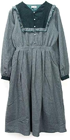 Amazon パラビオン Par Avion 刺繍切替ワンピース グリーン F ワンピース チュニック 通販