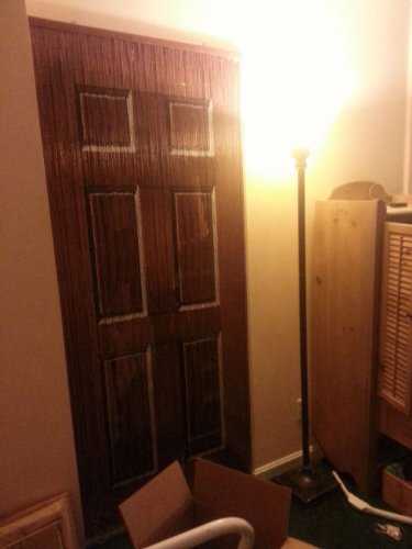 Wooden Door Beaded Curtain 125 Strands Hanging Hardware