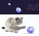 Veraing Motion Light Up Cat Balls 5 Pcs LED Motion Activated Toys Clear view 8
