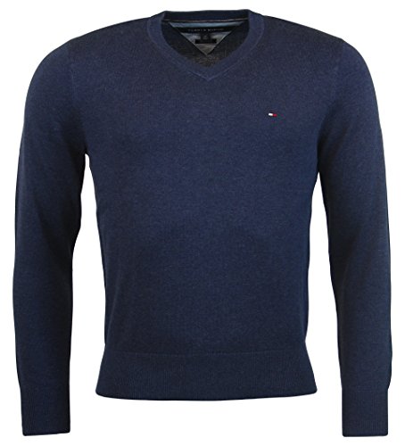 Tommy Hilfiger Mens Signature V-Neck Pullover Sweater