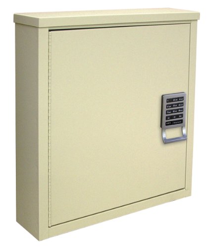 Omnimed 291600-BG Patient Security Cabinet with Programmable E-Lock, 4"/Shallow, Beige