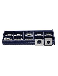 4" Face Radius Replacement Insert de carburo cuchilla para Byrd shelix cabeza (15 mm longitud x15 mm ancho x2.5 mm espesor), Paquete de 10, madera trabajo de repuesto