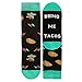 Novelty Funny Saying Crew Socks If You Can Read This Bring Me Tacos for Men Women