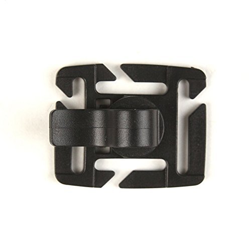 Tactical Military Hydration Tube Clips Water Tube Clip Pack of 4 (Black) Pricepulse