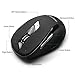 Tiergrade Wireless Mouse, Computer Mouse, 2.4G Portable Mobile Wireless Mouse Optical Mice 6 Buttons 1600 DPI 3 Adjustment Levels Design with Nano Receiver for Laptop Notebook PC Macbook Computer
