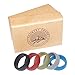 Silicone Wedding Rings Wedding Band 5 Pack - For Active Lifestyles, Gym & Outdoor Enthusiasts, High Quality Mens Silicone Wedding Band - Safe, Hypoallergenic, Silicone Ring Mens, Won't Pinch Skin!