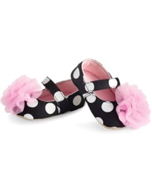 Baby-girls Newborn Rosette Mary Janes