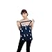 Manka Vesa Women Canvas Bag Denim Tote Shoulder Shopping Bag Handbag Pockets Navy blue