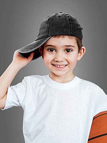 image for Norme 2 Pieces Toddler Baby Baseball Cap, Distresed Plain Cotton Hat, 