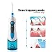 Mifanstech Cordless Water Flosser Professional Oral Care Dental Flosser -IPX7 Waterproof-3 Modes Rechargeable Battery Oral Irrigator with 4 Jet Nozzles 180ml Water Tank(Blue)