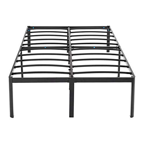 Amazon Basics Heavy Duty Non Slip Bed Frame with Steel Slats, Easy