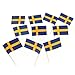 Sweden | Swedish Flag Toothpicks (100) primary