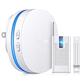 Govee Wireless Door Open Chime, Home Security 400Ft Operating Range Door Sensor Chime with 36 Chime Tunes and 5 Volume Levels, Open Sensor Alarm for Door Window Driveway Office Apartment Garage