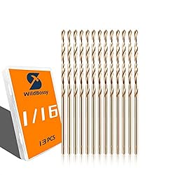 Cobalt Drill Bit Set 1/16" - 13PCS, M35 Twist Drill