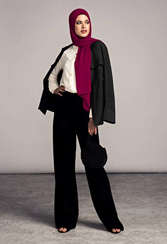 4 Voile+Chic+Burgundy+Premium+Non+Slip