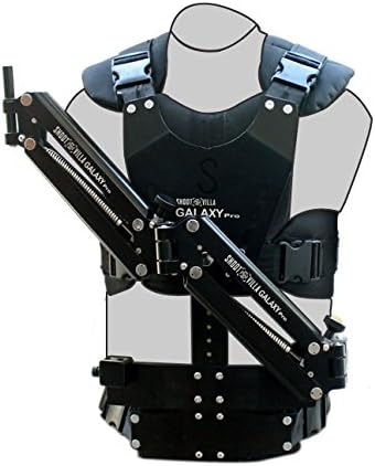 SHOOTVILLA Galaxy Dual Arm and Vest Body Mounted Steadycam for Handheld Stabilizer for Video Camera Camcorder up to 10kg/22lbs (GLXY-AV)