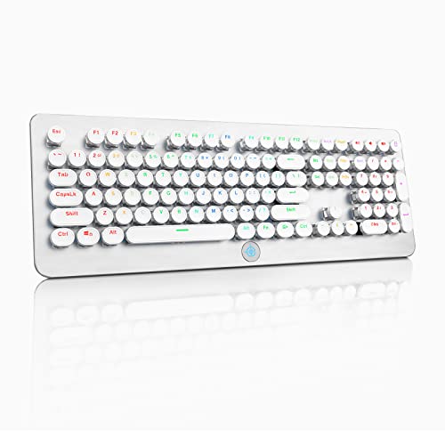 STOGA Retro Mechanical Keyboard, Typewriter Keyboard, RGB Gaming