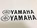 Motor_pro Carbon Fiber Gas Tank Logo Sticker Decal for Yamaha
