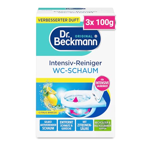 Dr. Beckmann - Schiuma al carbone attivo per WC, schiuma auto-attivante (1 confezione da 300 g)