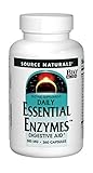 Source Naturals Daily Essential Enzymes, 500mg, 360 Capsules