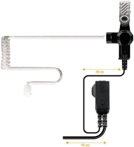 NAUZER Pin 39-Y2 Professional Tubular Micro-Headset with PTT Special for Noisy Environments Military - Image 4