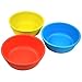 Re-Play Made in USA 12 Oz. Reusable Plastic Bowls, Pack of 3 Without Lid - Dishwasher and Microwave Safe Bowls for Snacks and Everyday Dining - Toddler Bowl Set 5.75