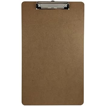 Trade Quest Legal Size Clipboard Low Profile Clip Hardboard Single (Pack of 1)