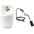 FLAME KING 5 LB Propane Tank + 340,000 BTU Propane Torch Kit