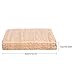 Eshow Japanese Tatami Cushion Floor Pillow Zafu Natural Seat Furniture Meditation Furniture Floor Mat Cushion Multi-functional Handmade Breathable Square,Beige
