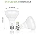 hykolity 6 Pack Flood Light Bulb, BR30 LED Bulb for Indoor/Outdoor Downlight Recessed Can Light, Dimmable, 11W=75W, 3000K Warm White, 1000lm, E26 Base, UL Listed